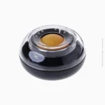 Mouilleur de bureau rond noir avec couvercle transparent | Ref A-295 / 9109 – Image 3