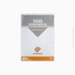 Paquet de 100 fiches bristol A6 blanc quadrillé | Ref A-565