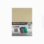 Paquet de 100 feuilles de papier embossé A4 beige 230g | Ref A-184