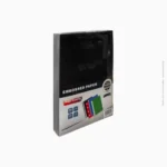 Paquet de 100 feuilles de papier embossé A4 Noir 230g | Ref A-173 – Image 2