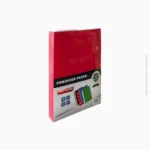 Paquet de 100 feuilles de papier embossé A4 rouge 230g | Ref A-179 / 8509 – Image 2