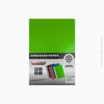 Paquet de 100 feuilles de papier embossé A4 vert foncé 230g | Ref A-180 / 8509