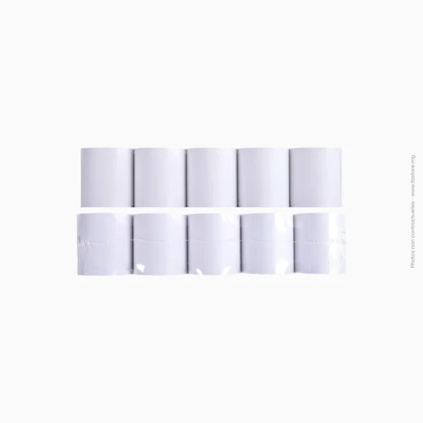 Paquet de 5 rouleaux papier thermique 80x80 mm