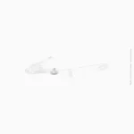 Pince clip avec attache porte-badge transparente | Ref A-253