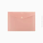 Pochette porte-document plastique A4 à bouton | Ref B-109