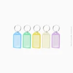 Porte-clés d'identification avec étiquette couleurs variées | Réf A-85