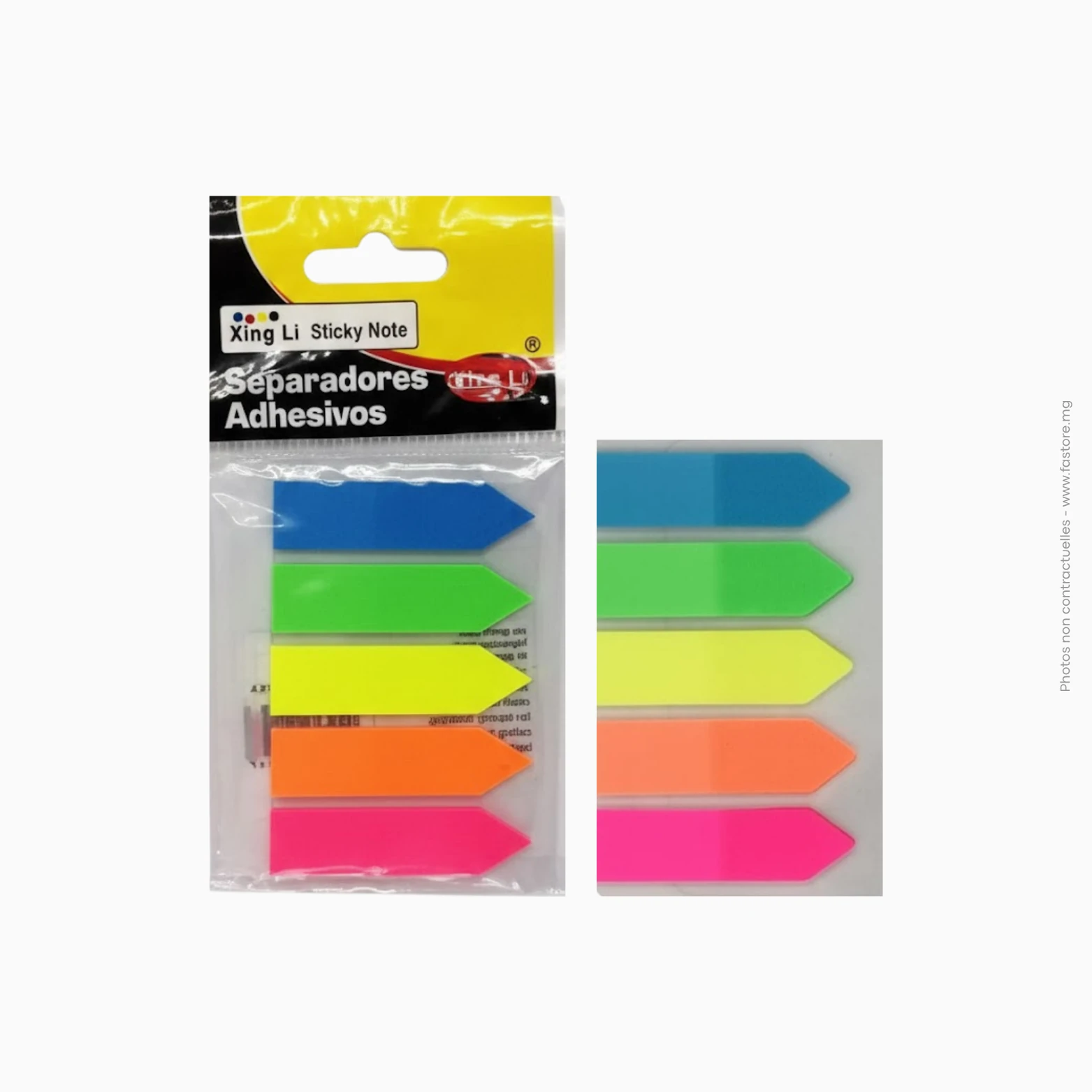 Post it note 5 couleurs AA-287 Post it note 5 couleurs | AA-287 – Image 1