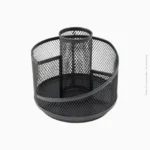 Pot à crayons rond en fil métallique 4 compartiments | Réf B-77