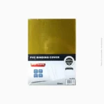 Couvertures PVC rhodoïd A4 jaune doré  180 microns | Réf A-192 / 8531