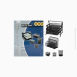 Set d’accessoires de bureau 5 pièces en métal | Réf B-103
