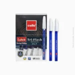 Stylo à bille bleu 1 mm cello tri flash | Réf A-546 / CL-7
