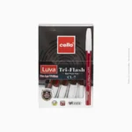 Stylo à bille rouge 1 mm cello tri flash | Réf A-548 / CL-7 – Image 3
