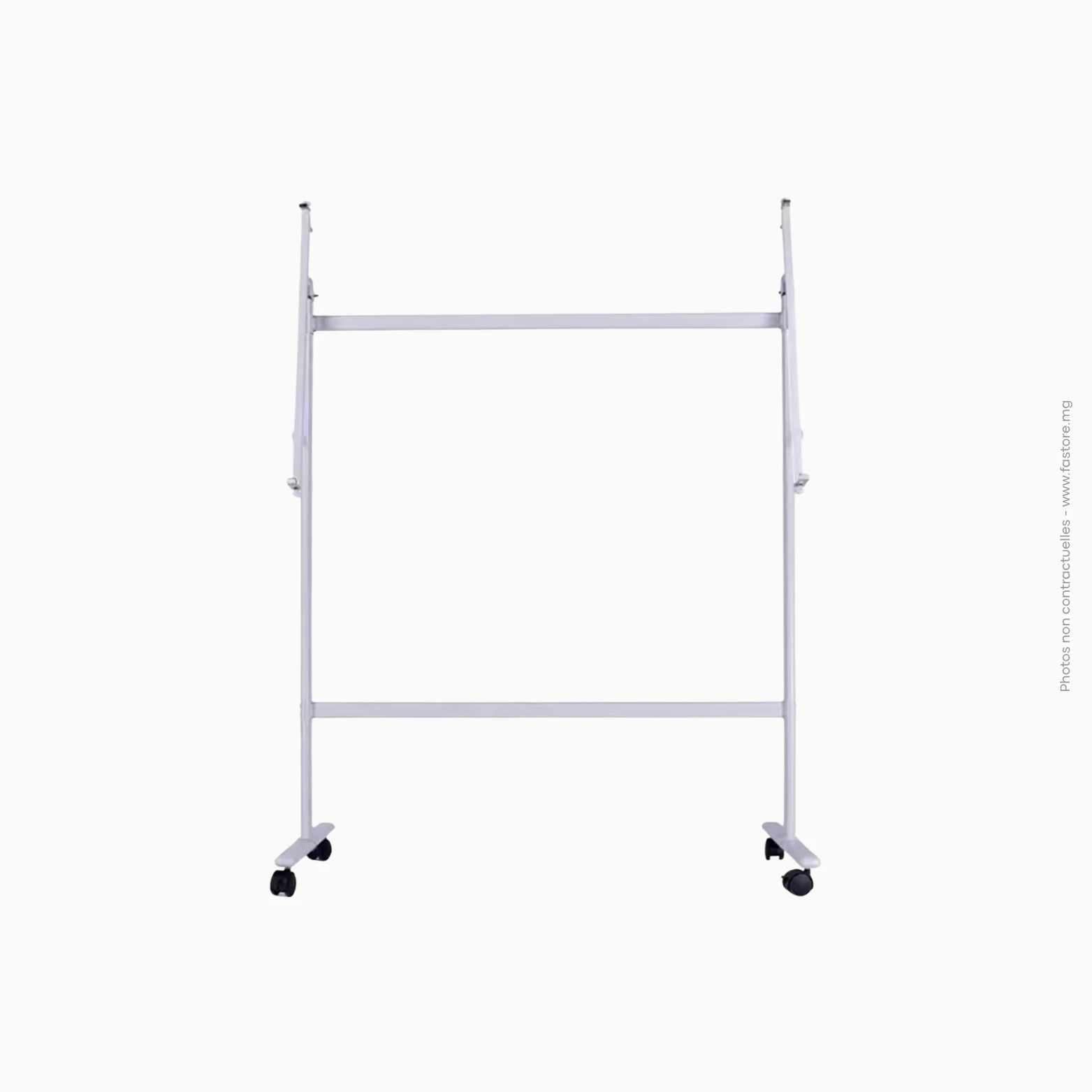 Support pour tableau Blanc - B12 couleur blanc en métal Support mobile pour tableau blanc bright office| Réf B-12 – Image 1