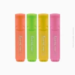 Lot de 4 surligneurs fluorescents xie li spark liner | Réf A-269