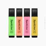 Lot de 4 surligneurs spark liner couleurs assorties | Réf A-268 / XL-102