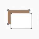 Tableau blanc magnétique avec système de fixation 50 x 70 cm | Réf A-350