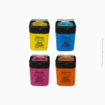 Taille-crayon 2 trous doms couleurs assorties | Réf A-271 / DM21604
