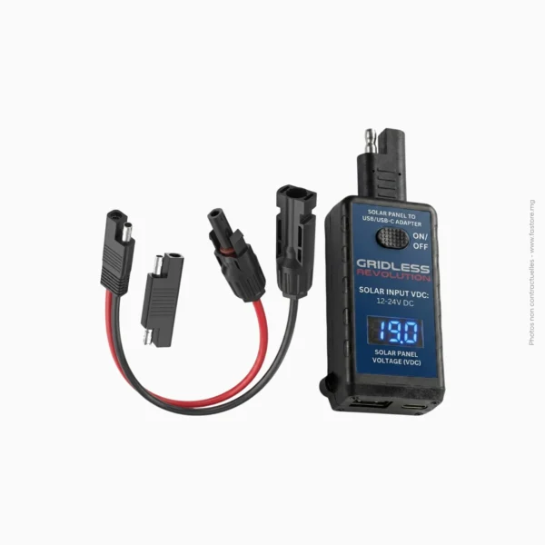 Chargeur Solaire CWELL | USB Type-A / 2.5A Max
