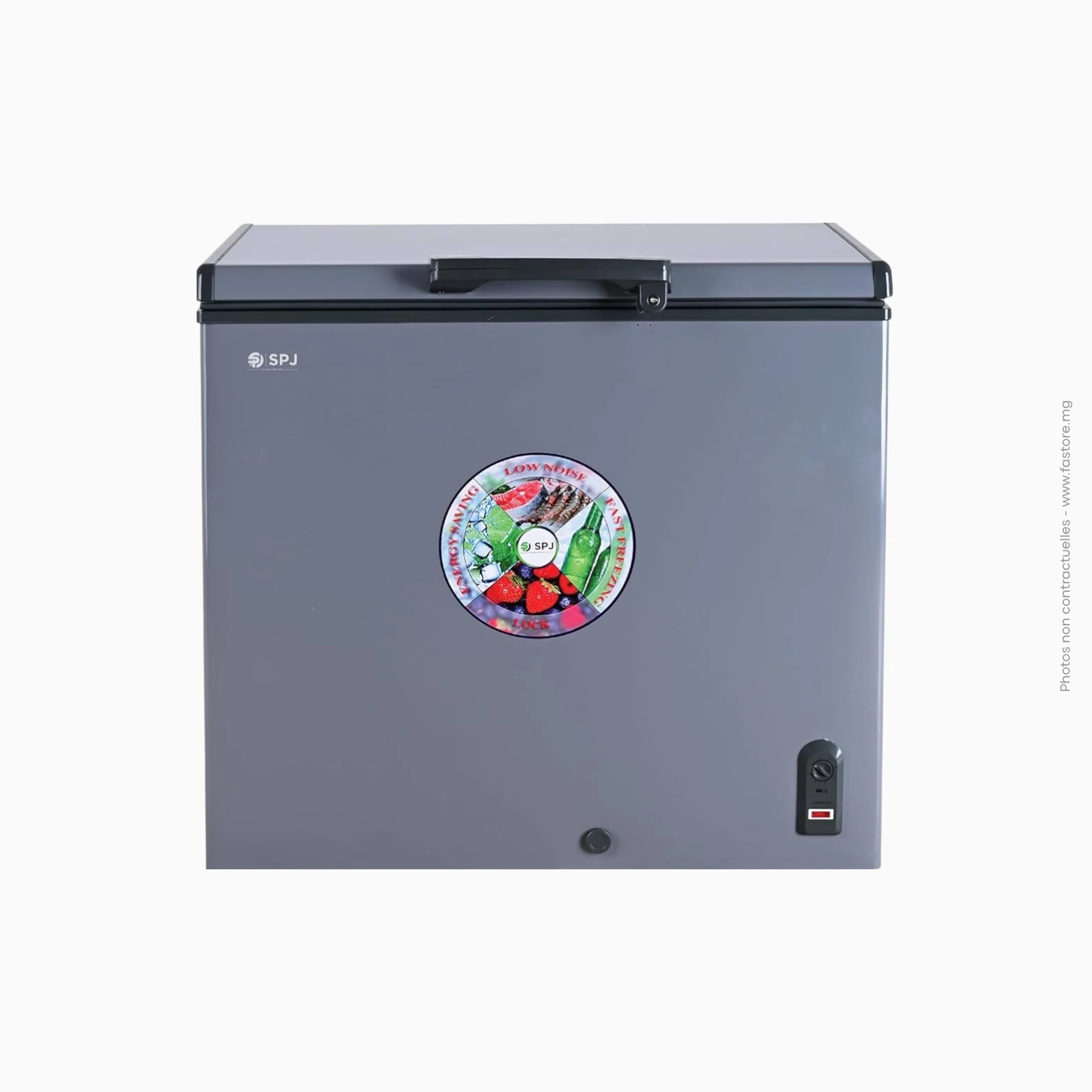 DCFY-SL288 212 LITRES SPJ SOLAR CHEST FREEZER SILVER Congélateur coffre solaire SPJ 212 litres argenté | DCFY-SL288 – Image 1