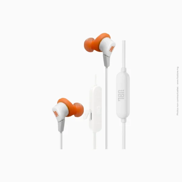 Écouteurs de sport sans fil magnétiques JBL | Blancs / JBLENDURRUN3BTWHT