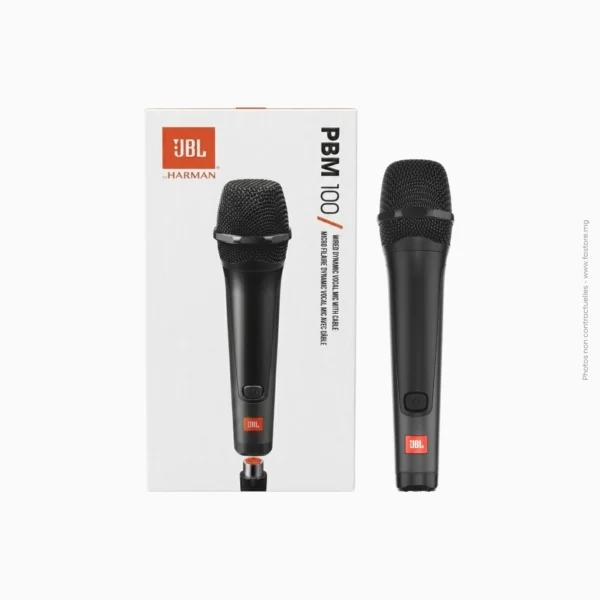 Microphone filaire dynamique JBL | Noir / JBLPBM100BLK