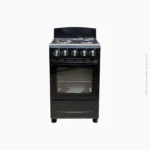Cuisinière mixte 3 feux gaz et 1 plaque électrique SPJ noire | SCBLU-60L3G1H18