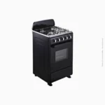 Cuisinière mixte 3 feux gaz et 1 plaque électrique SPJ noire | SCBLU-60L3G1H18 – Image 3