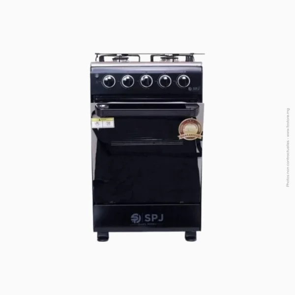 Cuisinière à gaz 4 feux avec four 60 litres SPJ | SCBLV-60L4G017