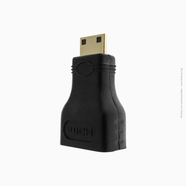 Adaptateur Mini HDMI mâle à HDMI femelle | Générique