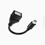 Adaptateur OTG Mini USB à USB femelle avec câble 15cm | Générique – Image 2
