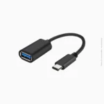 Adaptateur OTG Type-C mâle à USB 3.0 femelle avec câble 15cm | Boîte jaune