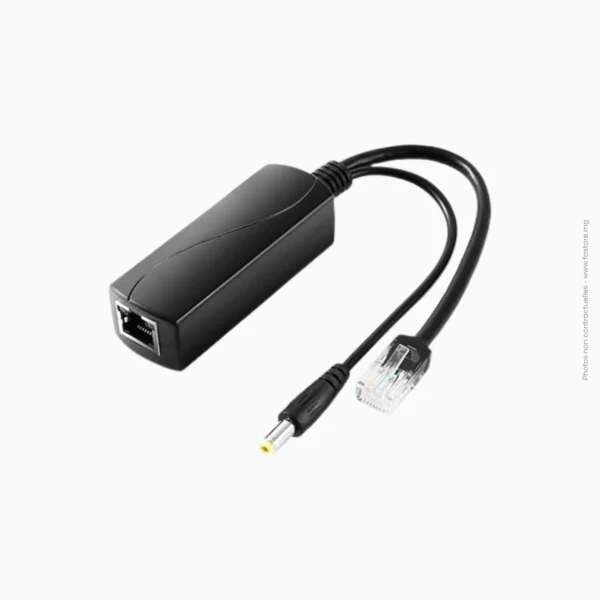 Adaptateur PoE 12V 2A (Splitter) | Générique