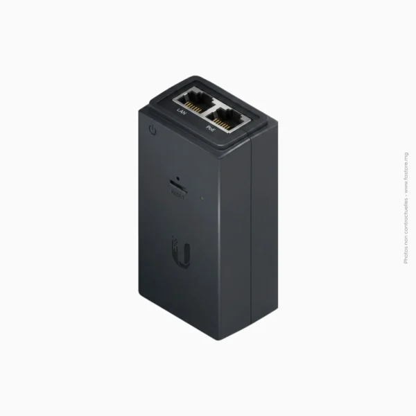 Adaptateur PoE Gigabit 10/100/1000Mbps 24V 0.5A 12W | Ubiquiti