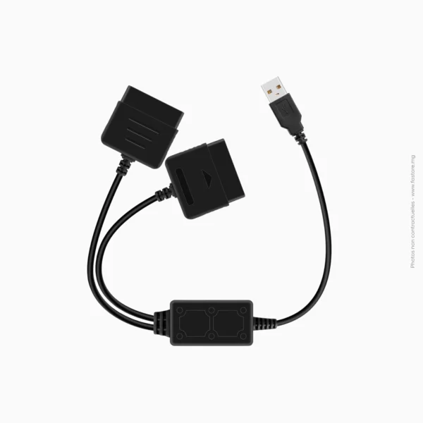 Adaptateur USB pour manettes PlayStation sur PC | Générique