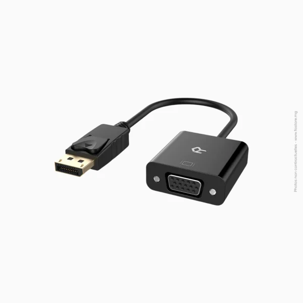 Adaptateur câble Mini Display Port mâle à VGA femelle | Modèle 1007