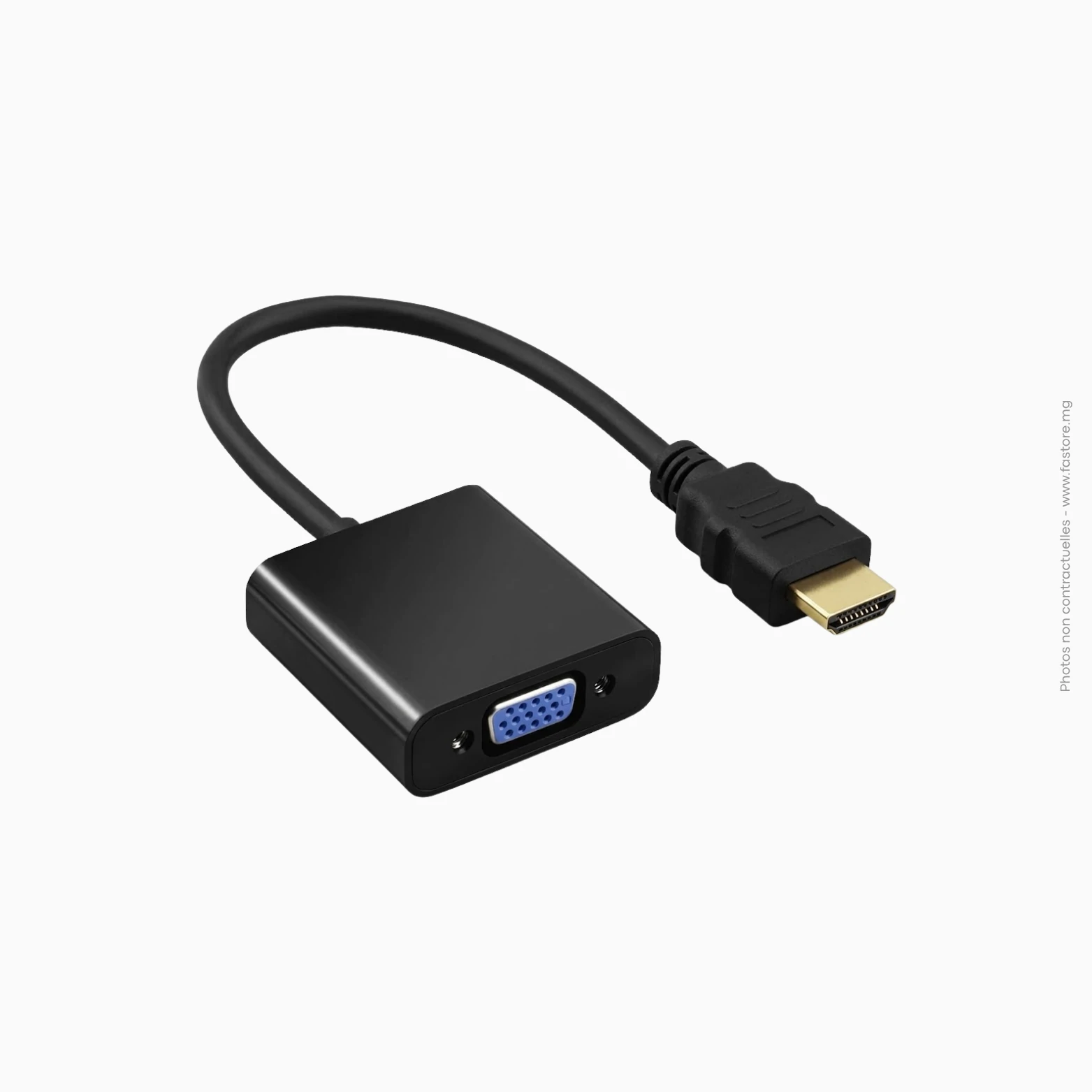 Adaptateur de conversion HDMI ma╠éle a╠Ç VGA femelle + audio _ Onten 5169 Adaptateur de conversion HDMI mâle à VGA femelle + audio | Onten 5169 – Image 1