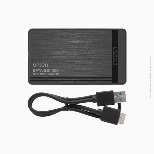 Boîtier Rack 2-en-1 SATA 2.5" en USB 3.0 + Type-C | Onten UHD1