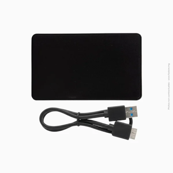 Boîtier Rack SATA 2.5" en USB 2.0 | Modèle Peau de croco