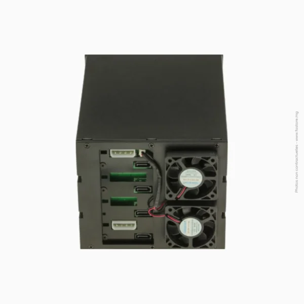 Boîtier interne 5.25" avec 4 USB / eSATA / SATA / 1394 | Modèle 525B