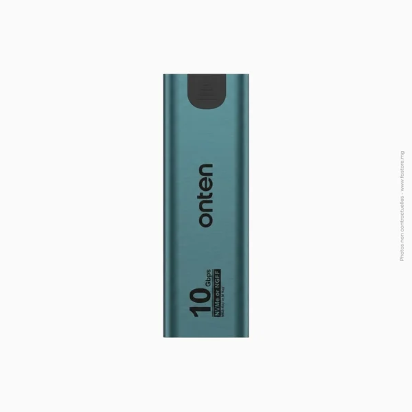 Boîtier pour SSD M.2 NVMe 2-en-1 USB 3.2 + Type-C | Onten UCA322