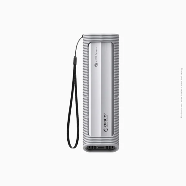 Boîtier pour SSD M.2 NVMe 2-en-1 USB 3.2 + Type-C transparent | Orico