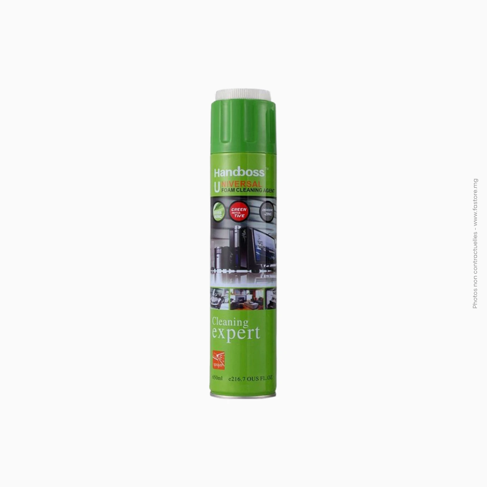 Bombe nettoyant à mousse universel 650ml avec brosse _ Générique Bombe nettoyant à mousse universel 650ml avec brosse | Générique – Image 1