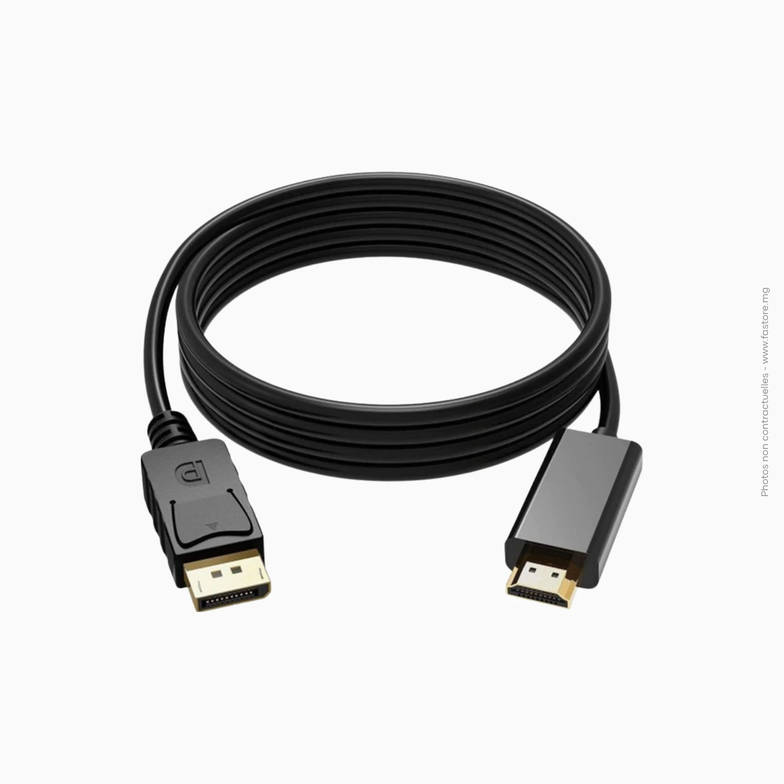 Câble Display Port mâle à HDMI mâle 1,8m _ Modèle 1009 Câble Display Port mâle à HDMI mâle 1,8m | Modèle 1009 – Image 1