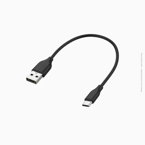 Câble USB à Type-C 20cm | Générique