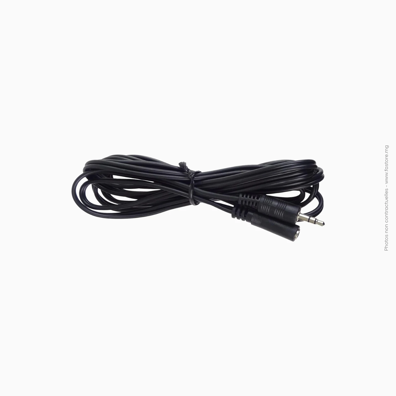 Câble audio Jack 3,5mm mâle à femelle 1,5m _ Générique Câble audio Jack 3,5mm mâle à femelle 1,5m | Générique – Image 1