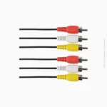 Câble audio/vidéo 3 RCA à 3 RCA 1,5m | Générique – Image 2