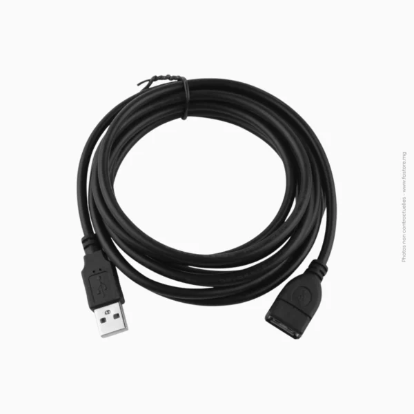 Câble rallonge USB 2.0 mâle à femelle 3m | Infopro