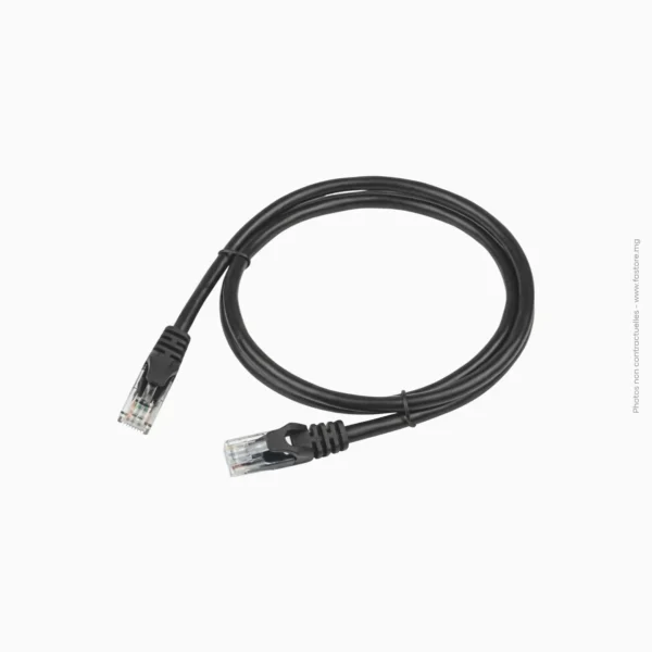 Câble réseau RJ45 fini Cat6 Gigabit 0,5m | Infopro