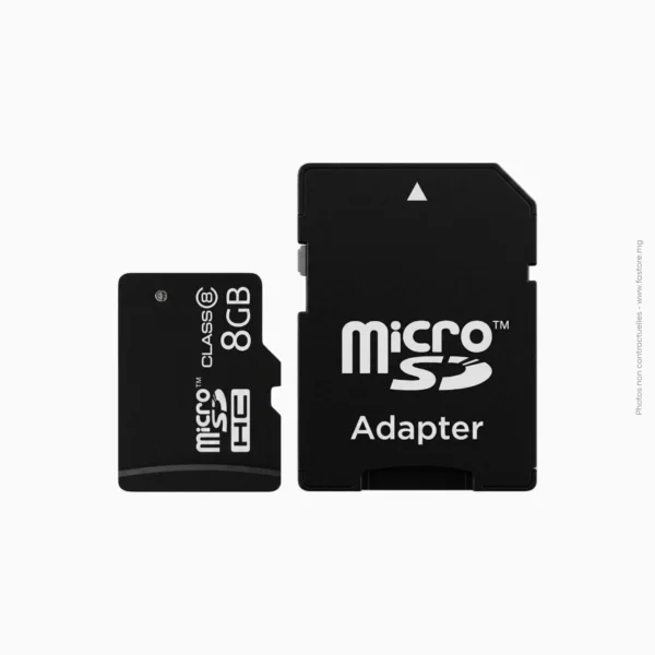 Carte mémoire Micro-SD 8GB avec adaptateur | Corsair
