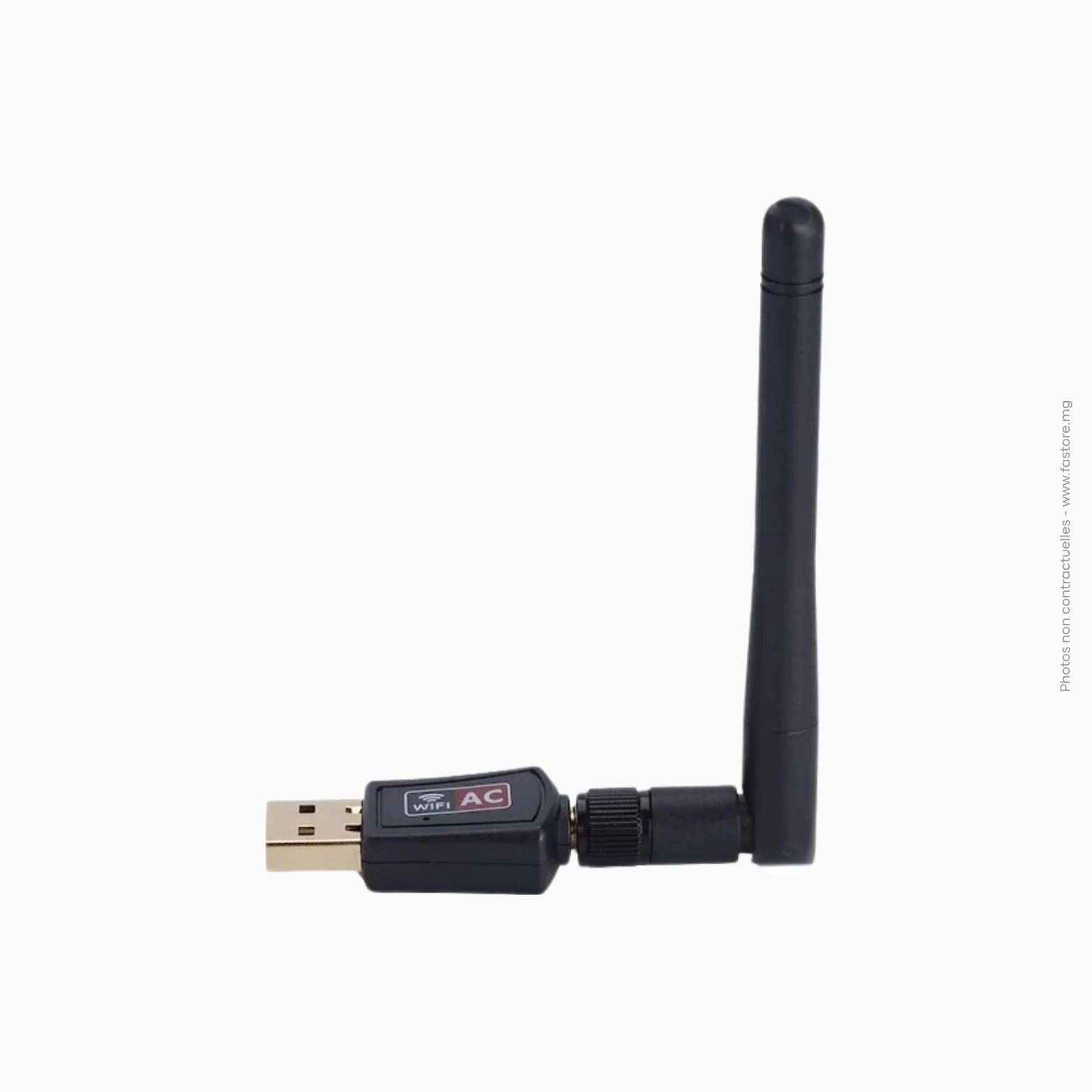 Carte réseau Wi-Fi en USB Nano sans antenne 300Mbps _ Générique Carte réseau Wi-Fi en USB Nano sans antenne 300Mbps | Générique – Image 1